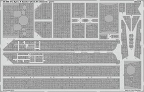 Armor- PzKpfw V Panther Ausf D Zimmerit Plastic Model Vehicle Accessory 1/35 Scale #36308