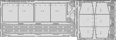 SdKfz 166 Brummbar Schurzen for TAM Plastic Model Vehicle Accessory 1/35 #36364