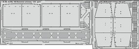 SdKfz 166 Brummbar Schurzen for TAM Plastic Model Vehicle Accessory 1/35 #36364