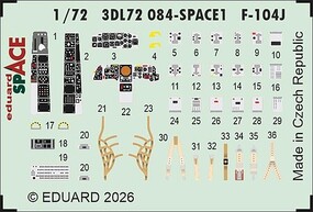 Eduard-Models 1/72 Eduard Space Set F-104J SPACE For FINE MOLDS