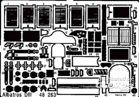 Eduard-Models Aircraft- Albatros D III Plastic Model Aircraft Accessory 1/48 Scale #48263 Eduard-Models Aircraft- Albatros D III Plastic Model Aircraft Accessory 1/48 Scale #48263
