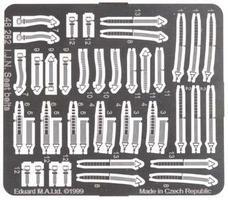 Eduard-Models Photo Etch Seatbelts IJN Plastic Model Aircraft Accessory 1/48 Scale #48282 Eduard-Models Photo Etch Seatbelts IJN Plastic Model Aircraft Accessory 1/48 Scale #48282