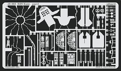 Eduard-Models B5N Kate details for Hasegawa Plastic Model Aircraft Accessory 1/48 Scale #48363