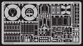 Eduard-Models He177 Greif Exterior for MPM Plastic Model Aircraft Accessory 1/48 Scale #48543 Eduard-Models He177 Greif Exterior for MPM Plastic Model Aircraft Accessory 1/48 Scale #48543