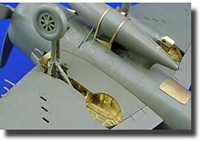 Eduard-Models 1/48 Aircraft- F6F Undercarriage for EDU Eduard-Models 1/48 Aircraft- F6F Undercarriage for EDU