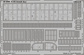 Eduard-Models S2E Bomb Bay details for Kinetic-Models Plastic Model Aircraft Accessory 1/48 Scale #48699
