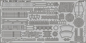Eduard-Models 1/48 Aircraft- MiG21MF Exterior for EDU Eduard-Models 1/48 Aircraft- MiG21MF Exterior for EDU