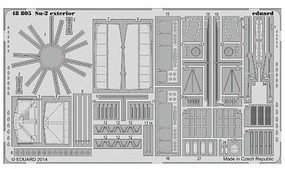 Eduard-Models Su2 Exterior detail for Zvezda Plastic Model Aircraft Accessory 1/48 Scale #48805