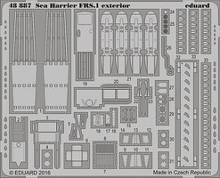 Eduard-Models 1/48 Aircraft- Sea Harrier FRS1 Exterior for KIN Eduard-Models 1/48 Aircraft- Sea Harrier FRS1 Exterior for KIN
