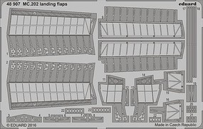 Eduard-Models MC202 Landing Flaps for EDU & HSG Plastic Model Aircraft Accessory 1/48 Scale #48907