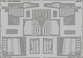 Eduard-Models 1/48 Aircraft- F2H2 Landing Flaps for KTY Eduard-Models 1/48 Aircraft- F2H2 Landing Flaps for KTY