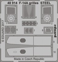 Eduard-Models 1/48 Aircraft- F14A Grilles Steel for TAM Eduard-Models 1/48 Aircraft- F14A Grilles Steel for TAM
