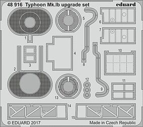 Eduard-Models 1/48 Aircraft- Typhoon Mk Ib Upgrade Set for EDU Eduard-Models 1/48 Aircraft- Typhoon Mk Ib Upgrade Set for EDU