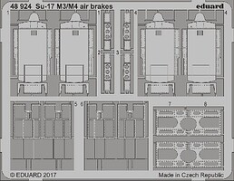 Eduard-Models 1/48 Aircraft- Su17 M3/4 Air Brakes for KTY Eduard-Models 1/48 Aircraft- Su17 M3/4 Air Brakes for KTY