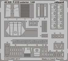 Eduard-Models 1/48 Aircraft- P51D Exterior for MGK Eduard-Models 1/48 Aircraft- P51D Exterior for MGK