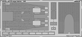 Eduard-Models 1/48 Aircraft- UH1D Cargo Interior for KTY Eduard-Models 1/48 Aircraft- UH1D Cargo Interior for KTY