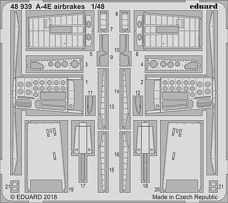 Eduard-Models 1/48 Aircraft- A4E Airbrakes for HBO