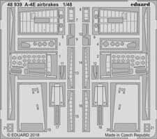 Eduard-Models 1/48 Aircraft- A4E Airbrakes for HBO Eduard-Models 1/48 Aircraft- A4E Airbrakes for HBO