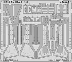 Eduard-Models Fw190A3 for Eduard Plastic Model Aircraft Accessory 1/48 Scale #48956