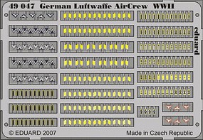 Eduard-Models German Luftwaffe Air Crew WWII (Painted) Plastic Model Aircraft Accessory 1/48 Scale #49047