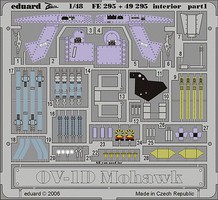 Eduard-Models OV1D Interior for ROD (Painted) Plastic Model Aircraft Accessory 1/48 Scale #49295