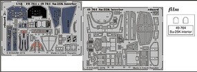 Eduard-Models Su25K Interior for SME (Painted) (D) Plastic Model Aircraft Accessory 1/48 Scale #49764
