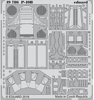Eduard-Models P40B detail for Airfix (Painted) Plastic Model Aircraft Accessory 1/48 Scale #49786