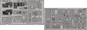 Eduard-Models Walrus Mk I Interior for ARX (Painted) Plastic Model Aircraft Accessory 1/48 Scale #49848