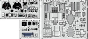 Eduard-Models Firefly Mk I Interior for Trumpeter (D) Plastic Model Aircraft Accessory 1/48 Scale #49913