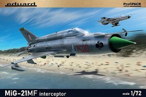 Eduard-Models MiG21MF Interceptor Aircraft Plastic Model Airplane Kit 1/72 Scale #70141