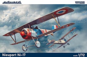 Eduard-Models 1/72 WWI Nieuport Ni17 French BiPlane Fighter (Wkd Edition Plastic Kit) Eduard-Models 1/72 WWI Nieuport Ni17 French BiPlane Fighter (Wkd Edition Plastic Kit)
