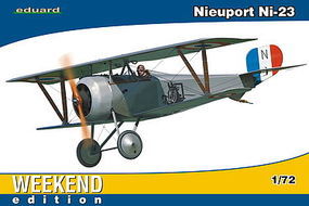 Nieuport Ni23 BiPlane Fighter (Weekend Edition) Plastic Model Airplane Kit 1/72 Scale #7417