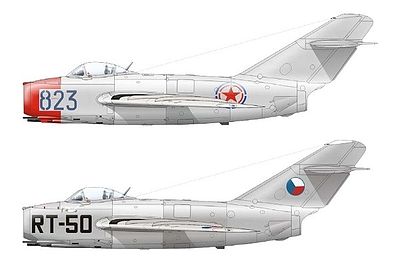 Eduard-Models MiG15 Fighter (Weekend Edition) Plastic Model Airplane Kit 1/72 Scale #7423