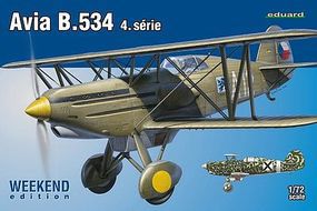 Avia b534 IV Series Aircraft Plastic Model Airplane Kit 1/72 Scale #7428