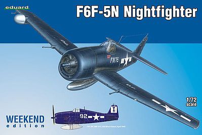 Eduard-Models F6F5N Nightfighter (Wkd Edition Plastic Kit) 1/72 Plastic Model Airplane #7434