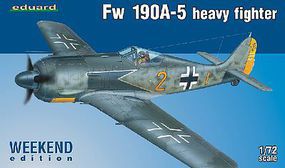 Fw190A5 Heavy Fighter (Weekend Edition Plastic) Plastic Model Airplane Kit 1/72 #7436