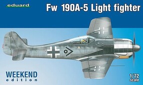Eduard-Models Fw190A5 Light Fighter with 2 Cannons (Weekend Ed.) Plastic Model Airplane Kit 1/72 #7439 Eduard-Models Fw190A5 Light Fighter with 2 Cannons (Weekend Ed.) Plastic Model Airplane Kit 1/72 #7439