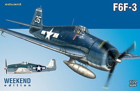 F6F3 Fighter (Weekend Edition) Plastic Model Airplane Kit 1/72 Scale #7441