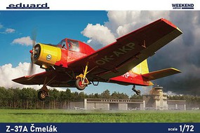 Eduard-Models Z37A Cmelak Czech Agricultural Aircraft Plastic Model Airplane Kit 1/72 Scale #7456