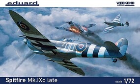 Eduard-Models 1/72 Spitfire Mk IXc Late British Fighter (Wkd Edition Plastic Kit)