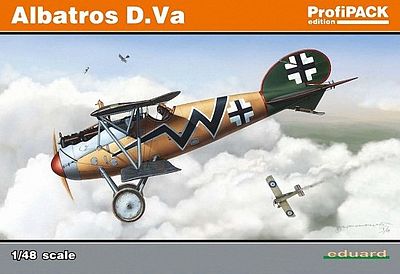 Eduard-Models Albatros D Va BiPlane (Profi-Pack) Plastic Model Airplane Kit 1/48 Scale #8111