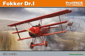 Eduard-Models Fokker Dr I Fighter Plastic Model Airplane Kit 1/48 Scale #8162