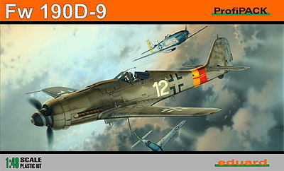 Eduard-Models Fw-190D-9 (Profi-Pack) Plastic Model Airplane Kit 1/48 Scale #8184