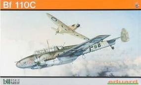 Eduard-Models Bf110C German WWII Heavy Fighter (Profi-Pack) Plastic Model Airplane Kit 1/48 Scale #8201 Eduard-Models Bf110C German WWII Heavy Fighter (Profi-Pack) Plastic Model Airplane Kit 1/48 Scale #8201
