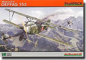 Albatros D III OEFFAG 153 BiPlane (Profi-Pack) Plastic Model Airplane Kit 1/48 Scale #8241