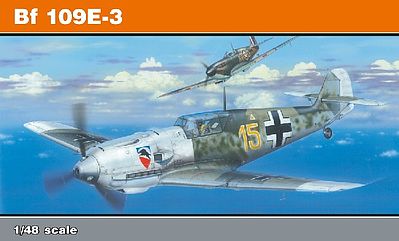 Eduard-Models Bf109E3 Fighter (Profi-Pack) Plastic Model Airplane Kit 1/48 Scale #8262