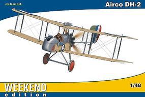 Airco DH2 BiPlane Fighter (Weekend Edition) Plastic Model Airplane Kit 1/48 Scale #8443