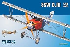Eduard-Models SSW D III Fighter Plastic Model Airplane Kit 1/48 Scale #8484 Eduard-Models SSW D III Fighter Plastic Model Airplane Kit 1/48 Scale #8484
