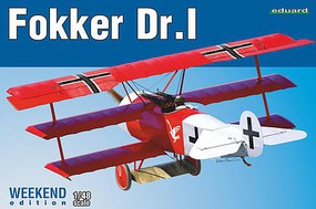 Eduard-Models 1/48 Fokker Dr I BiPlane (Wkd Edition Plastic Kit) Eduard-Models 1/48 Fokker Dr I BiPlane (Wkd Edition Plastic Kit)