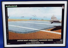 Eduard-Models WWII IJN Aircraft Carrier Deck Plastic Model Airplane Kit 1/48 Scale #8803